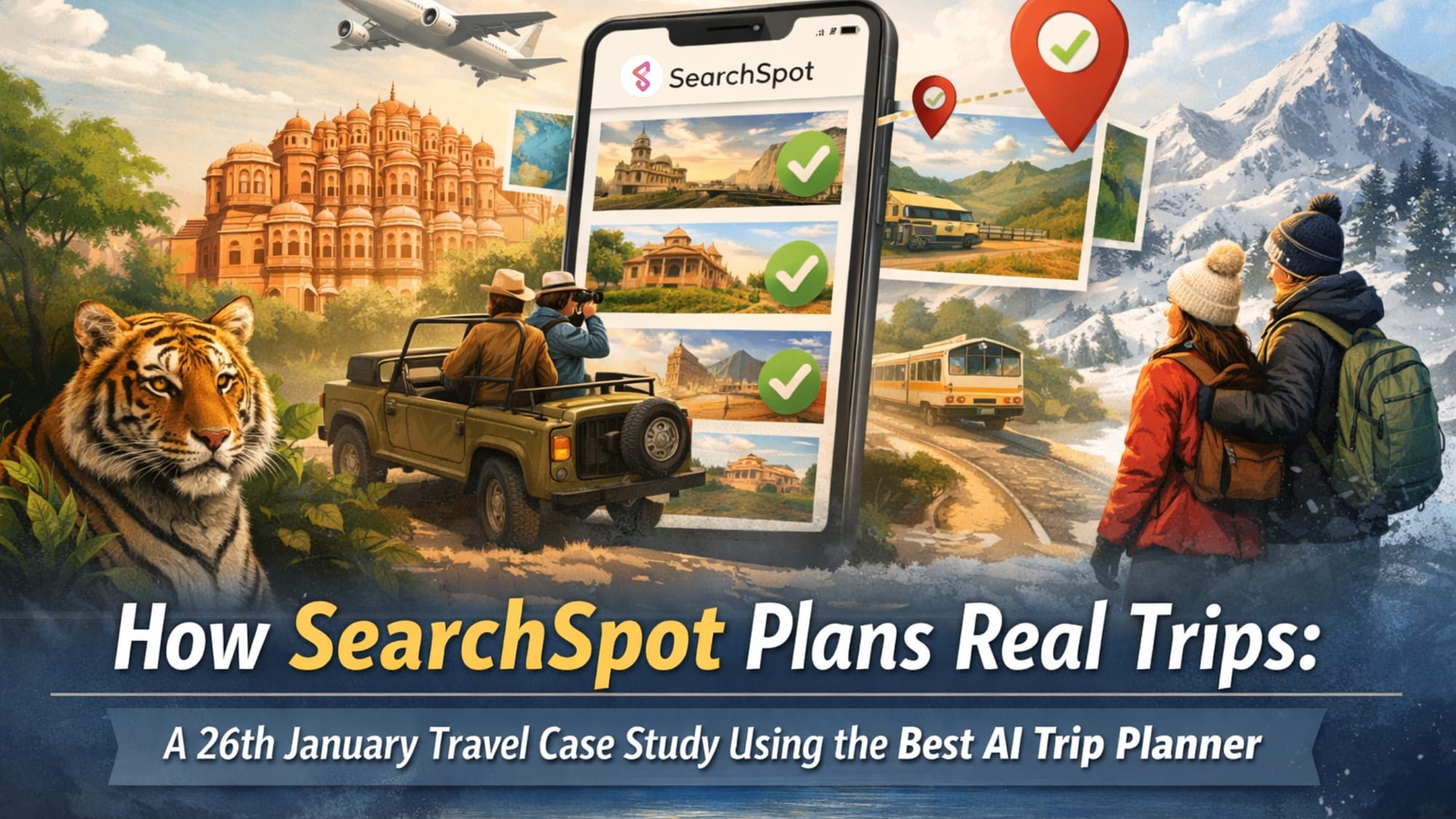How SearchSpot Plans Real Trips: A 26th January Case Study