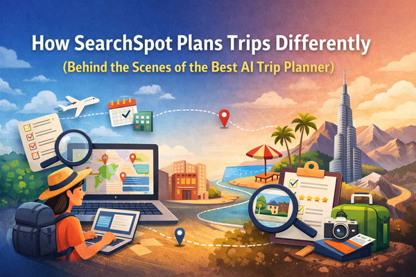 How SearchSpot Plans Trips Differently (Behind the Scenes of the Best AI Trip Planner)
